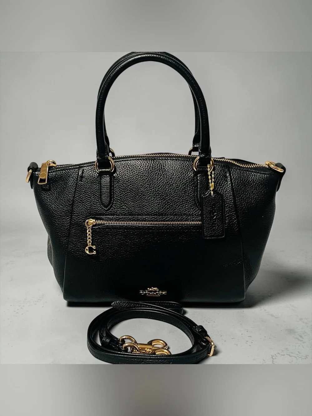 Coach Elise Pebble Leather Satchel - Picture 12 of 12